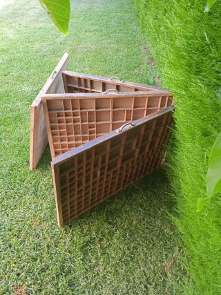 4 Cassetti Classificatori in Legno e Metallo