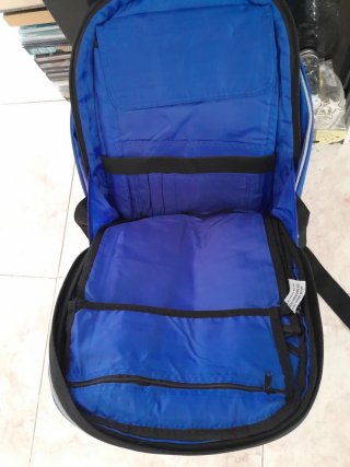 Mochila azul acolchada Absolut