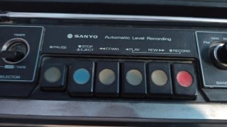 Radio Cassette Sanyo M9930K 4 altavoces