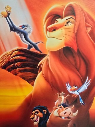 Quadro Re Leone 40x60 Cm