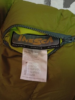 Chaleco plumífero trekking Inesca reversible