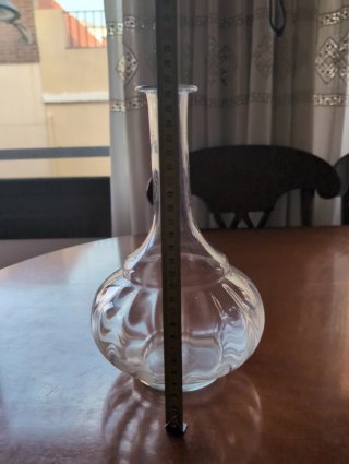 Jarrón decorativo de cristal