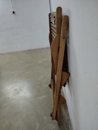 Hamaca plegable de teca