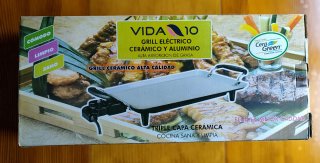 Plancha Grill Eléctrico Vida 10 Cerámico