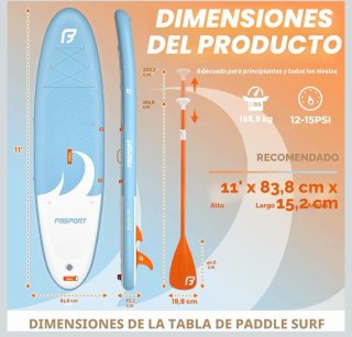 Tabla de Paddle Surf Hinchable nueva
