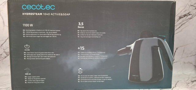 Vaporeta Cecotec Hydrosteam 1040 activesoap