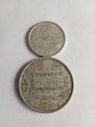 Monedas Polinesia Francesa