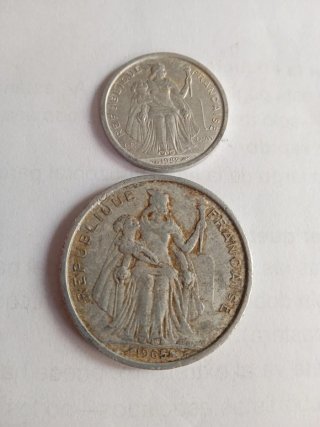 Monedas Polinesia Francesa