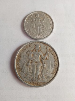 Monedas Polinesia Francesa