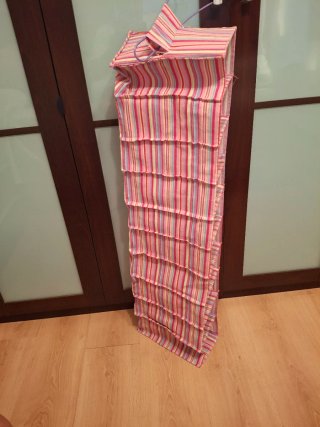 Zapatero colgante de tela