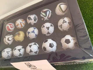 SENZA APRIRE - Collezione 15 Mini Palloni Mondiali