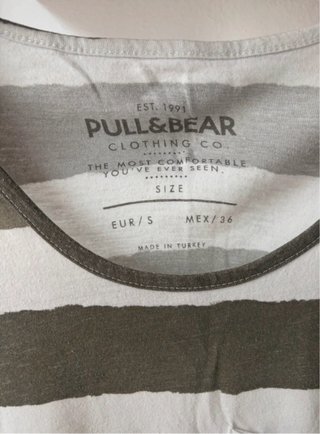 Camiseta tirantes PULL&BEAR rayas S