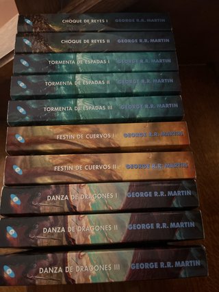 Libros de bolsillo de la saga Juego de Tronos