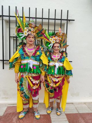 Traje de Carnaval Multicolor