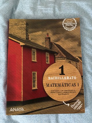 Matemáticas I 1 Bachillerato Anaya