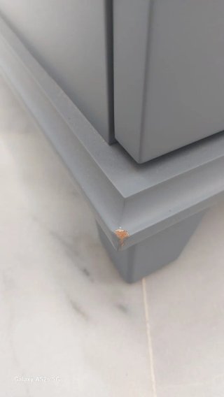 Mueble de baño azul 120x45 cm con lavabo incluido