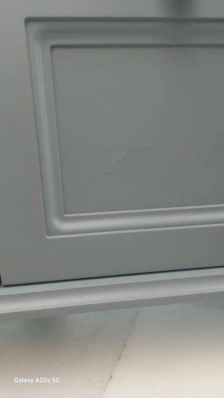 Mueble de baño azul 120x45 cm con lavabo incluido