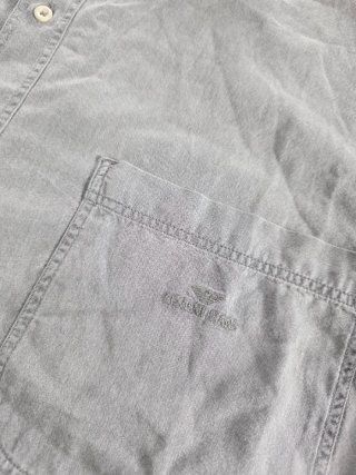 Camicia Armani Vintage Grigia Made in Italy L