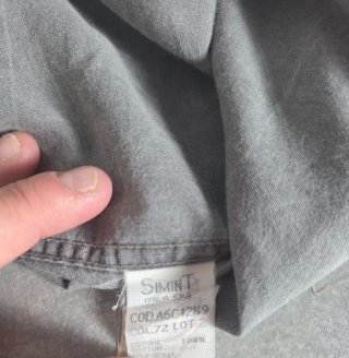 Camicia Armani Vintage Grigia Made in Italy L