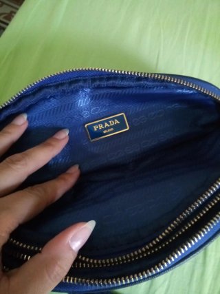 Pochette Prada Blu