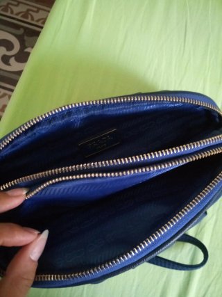 Pochette Prada Blu