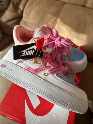 Zapatos Louis Vuitton Rosa y Blanco