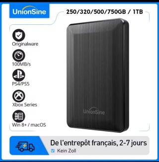 Disco Duro Externo UnionSine 320GB
