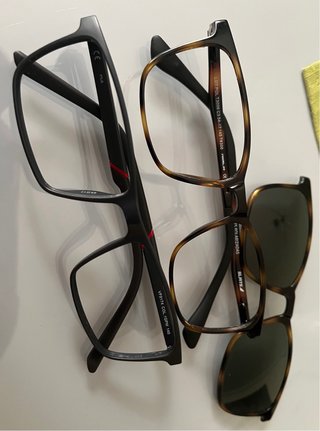 Monturas Gafas Vista Marrón y Negra