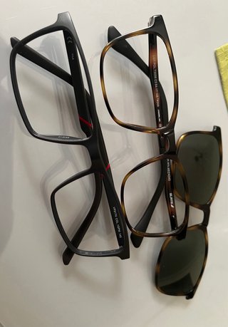 Monturas Gafas Vista Marrón y Negra
