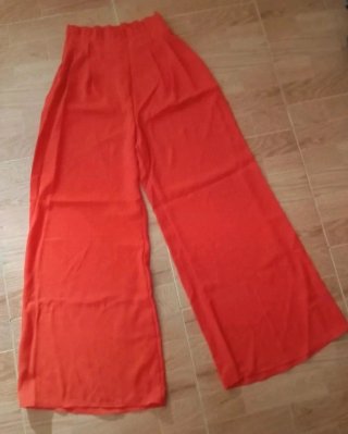 Pantalón ancho "Pata elefante" con cinturón! NUEVO