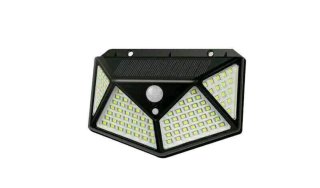 2 Faretti Da Esterno Ad Energia Solare Con 100 Led