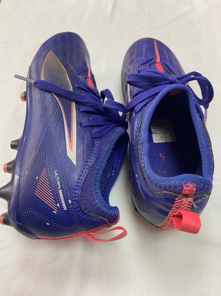 Botas de fútbol Puma niños azul/rojo Talla 32