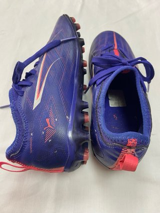 Botas de fútbol Puma niños azul/rojo Talla 32