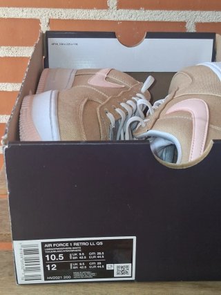 Nike Air Force 1 Retro LL QS Beige/Rosa