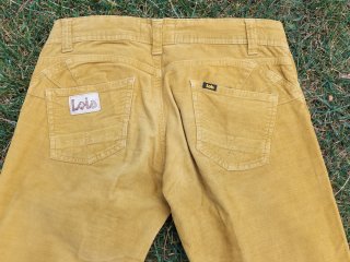 Pantalones Lois micropana mostaza
