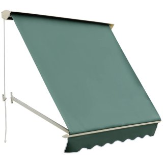 Toldo Retráctil Manual Aluminio Verde