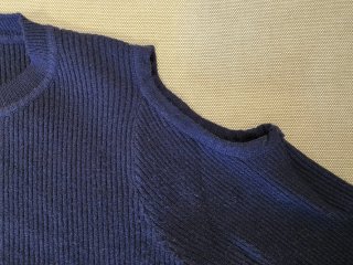 Top Brookville azul marino manga larga