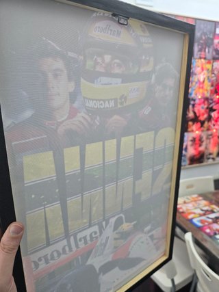 Quadro Ayrton Senna 40x60 Cm