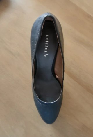 Zapatos de tacón Lefties  talla 40, verde oscuro