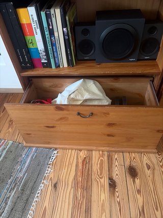 Estantería Librería Madera con cajón