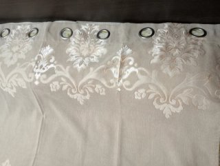 2 Cortinas Opacas de Lujo con anillas. Nuevo