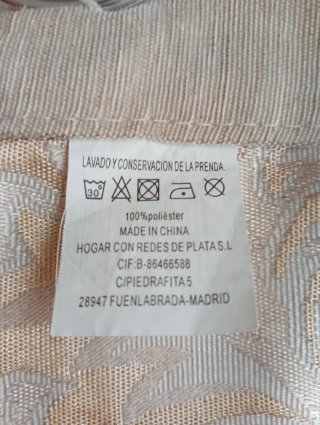 2 Cortinas Opacas de Lujo con anillas. Nuevo