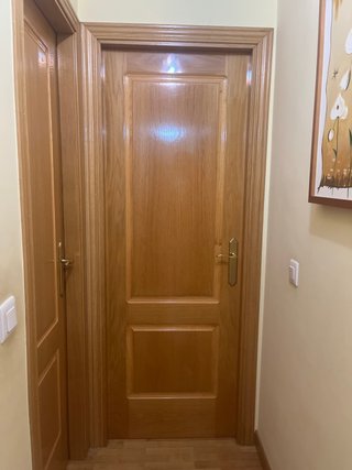 Puerta de madera de roble 2,015 m x 0,71m