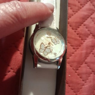 Orologio SKMEI donna cinturino bianco farfalle