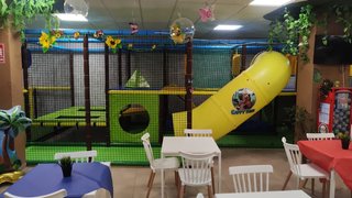 Tobogán para parque de bolas infantil