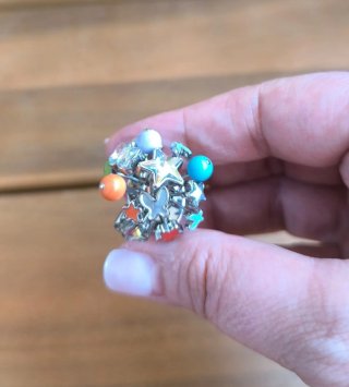Anillo Swatch Multicolor Acero retro Y2K