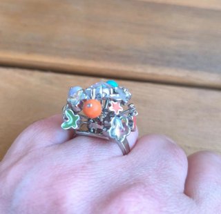 Anillo Swatch Multicolor Acero retro Y2K