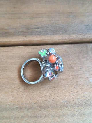 Anillo Swatch Multicolor Acero retro Y2K