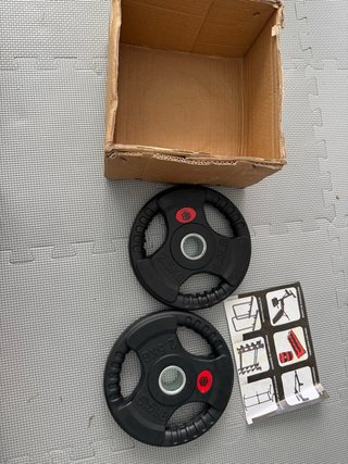 Set de discos de pesas 2.5kg y 5kg