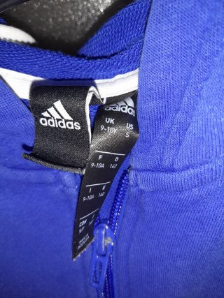 Sudadera Adidas Azul T.9-10